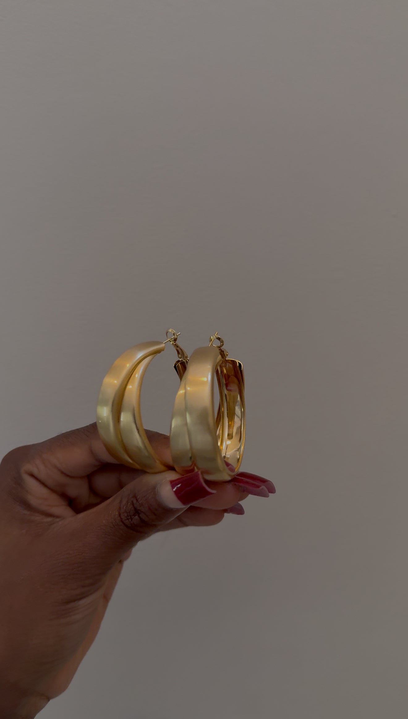 G Gold Earrings