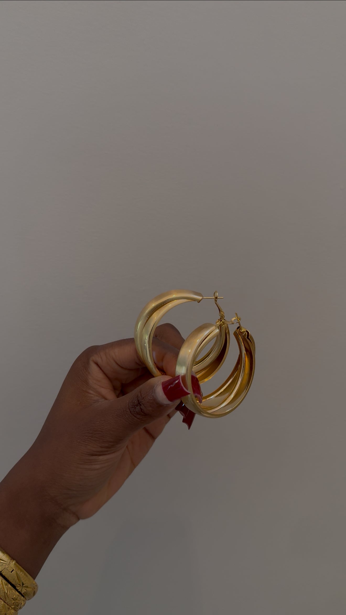 G Gold Earrings