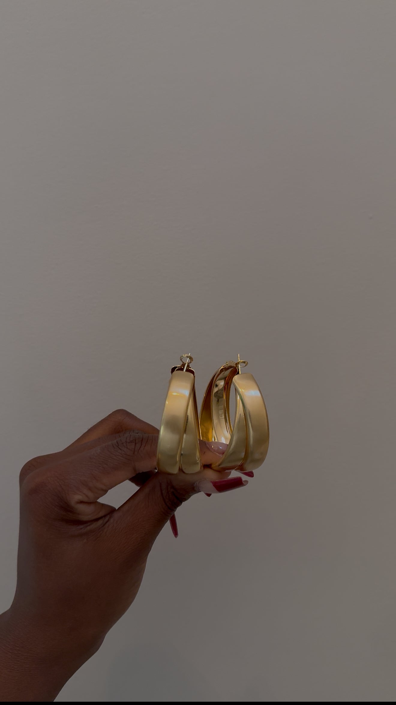 G Gold Earrings
