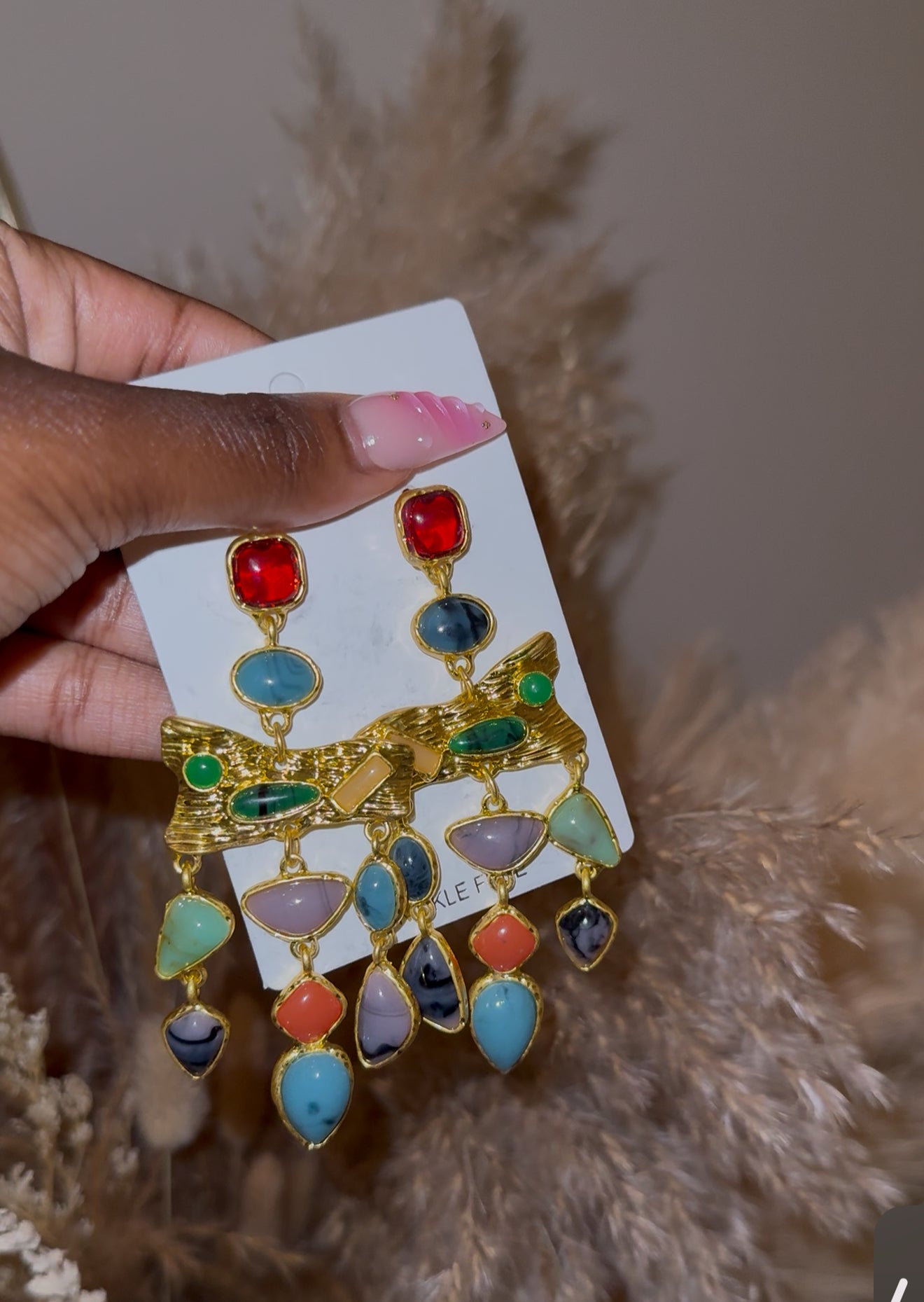 Sage earrings